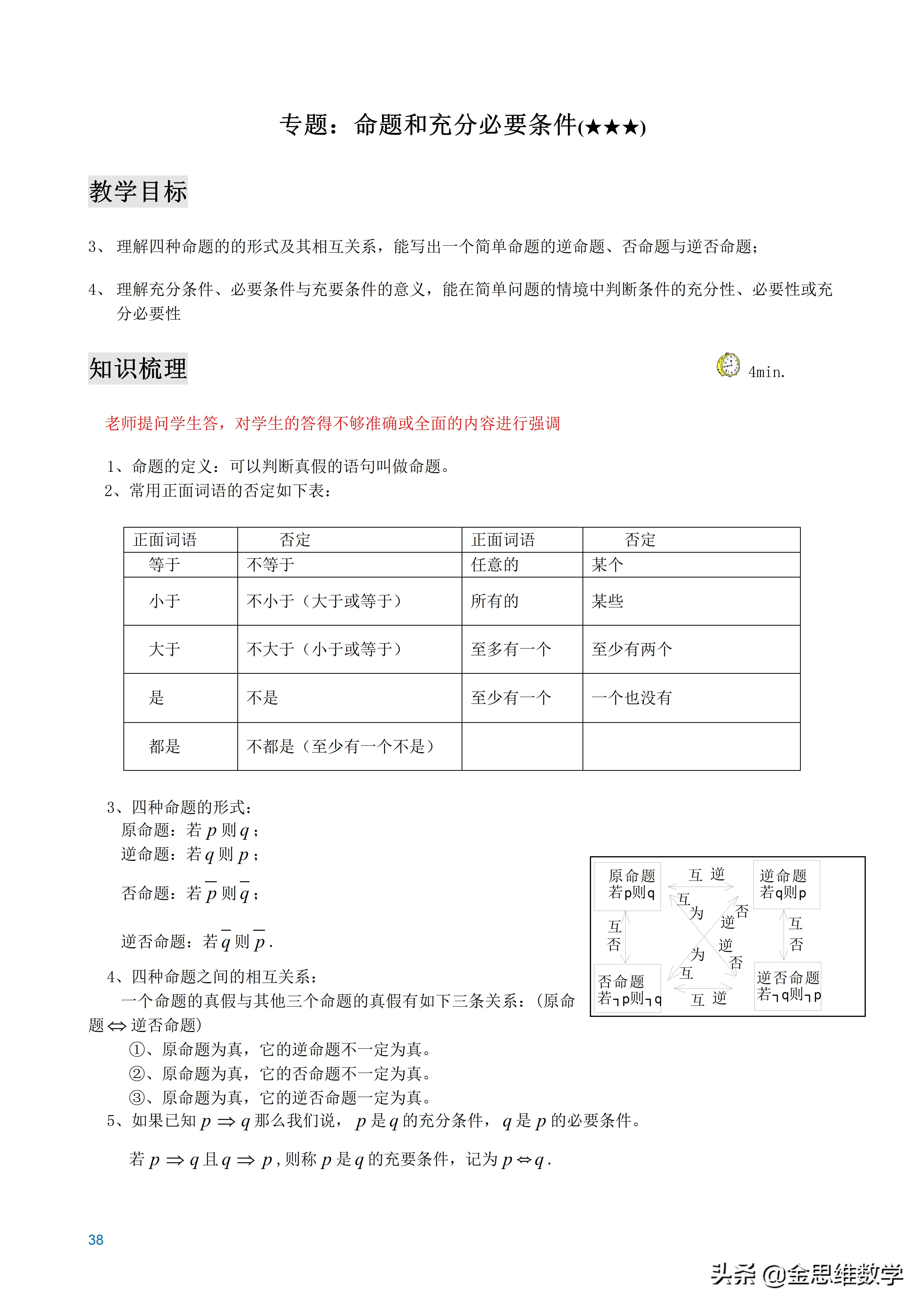 全套高中数学讲义,高中数学微专题讲义