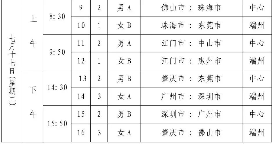 省运会赛程安排及时间表,省运会赛事预告公布