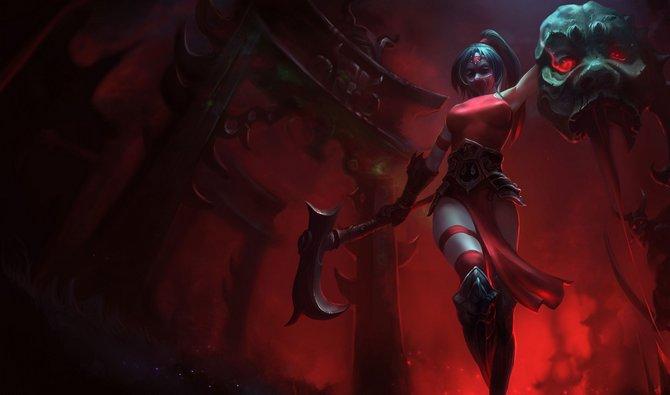 阿卡丽皮肤银色之牙,阿卡丽新皮肤腥红之月