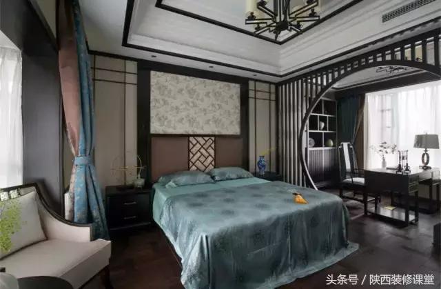 中式无主灯客厅吊顶效果图,80平客厅法式吊顶