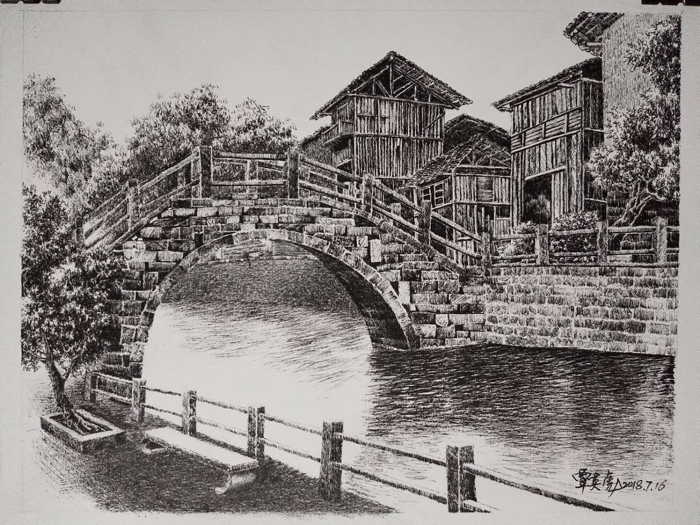 幸福原创画吧画友（7月17日）习作分享