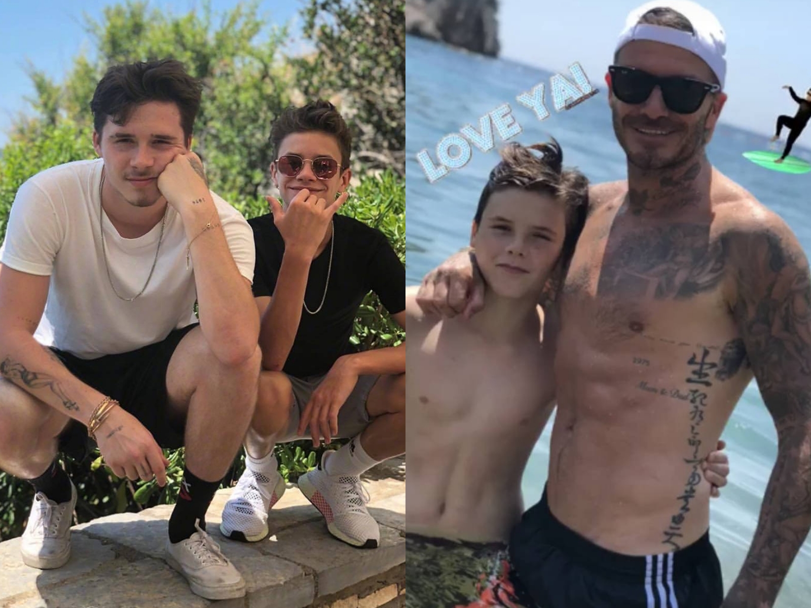 泳装小七胖了？女儿奴贝克汉姆第一个不答应，她被我们用爱包围了