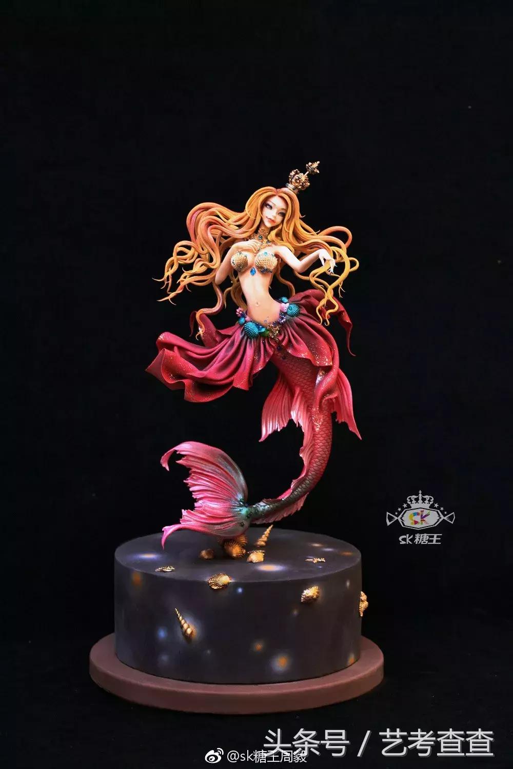 她做的甜品超级治愈,古风美人蛋糕