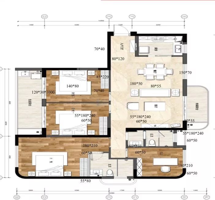 中海左岸花园人才公寓福州,福州拎包入住样板间