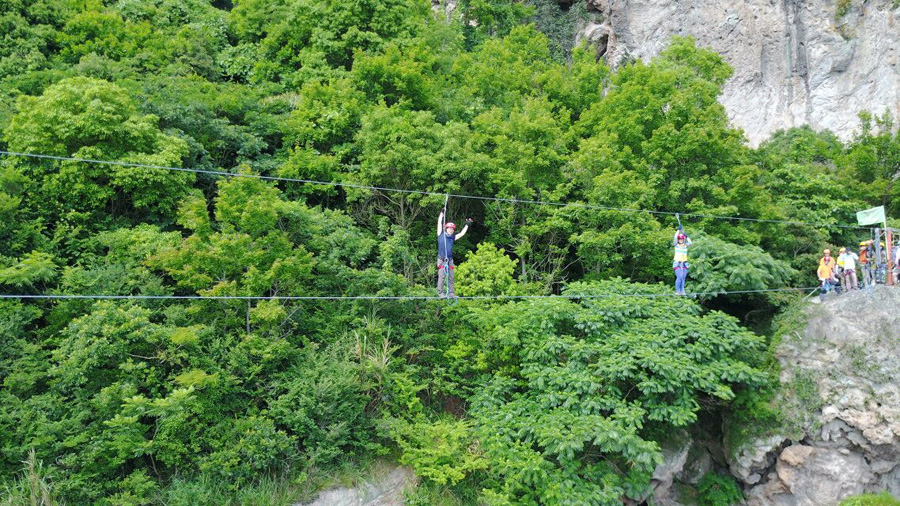 松兰山飞拉达,漫步象山松兰山