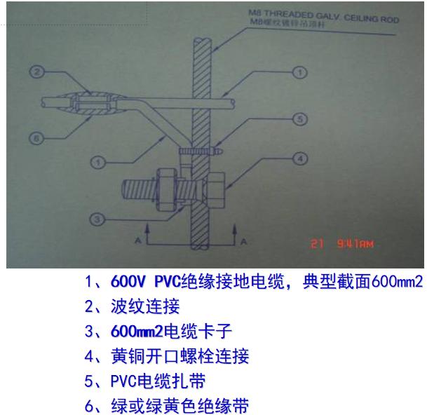 金属桥架的防雷接地,电缆桥架防雷接地安装图