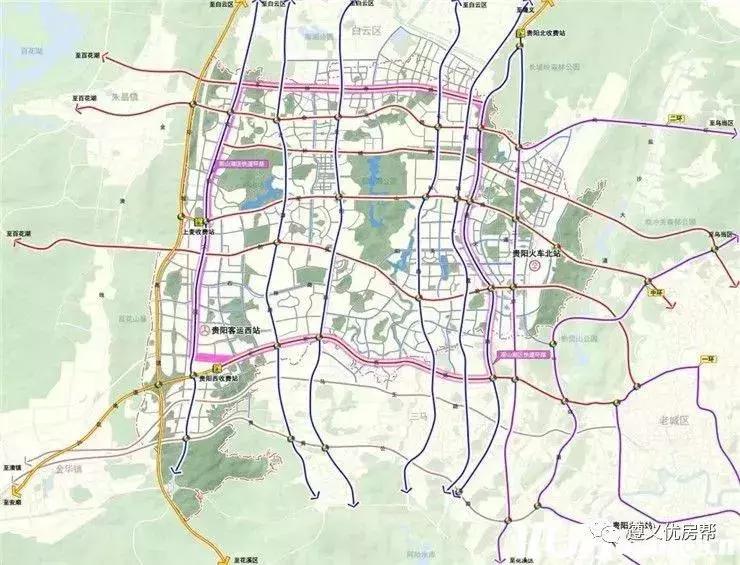 最新贵阳规划调整图,贵阳白云区金融北城近期规划进展