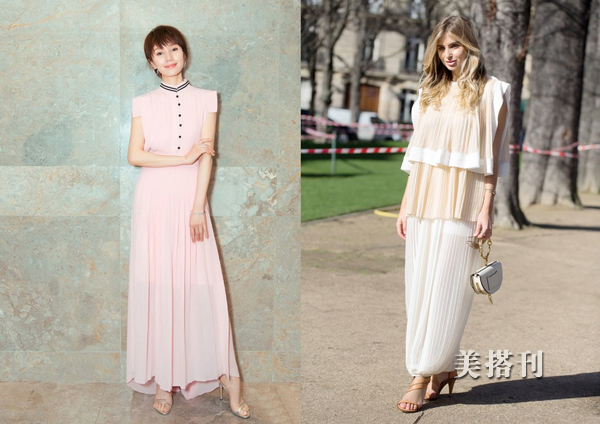 优雅雪纺裙穿搭,仙美雪纺裙穿搭