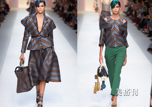 fendi最美穿搭,2023fendi时尚秀场