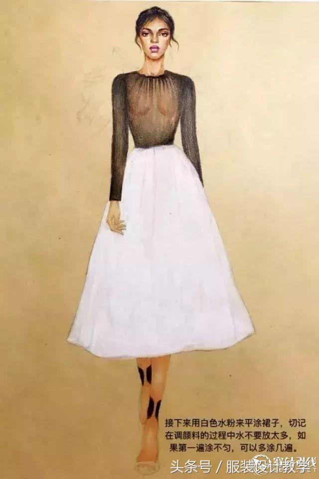 教手绘服装推荐,手绘服装教程零基础