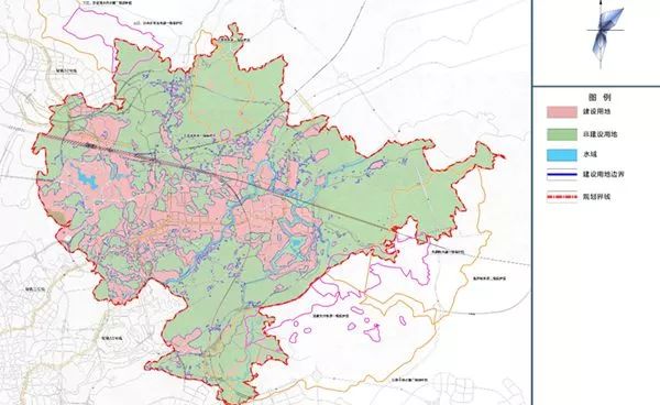 贵阳市2020-2035市域规划图,贵阳19个中心城区规划