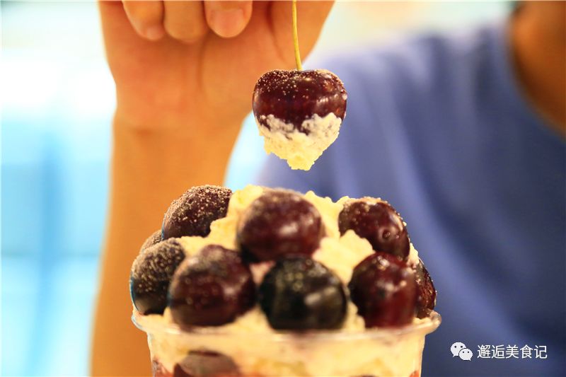 巨型水果杯,韩国街边水果杯