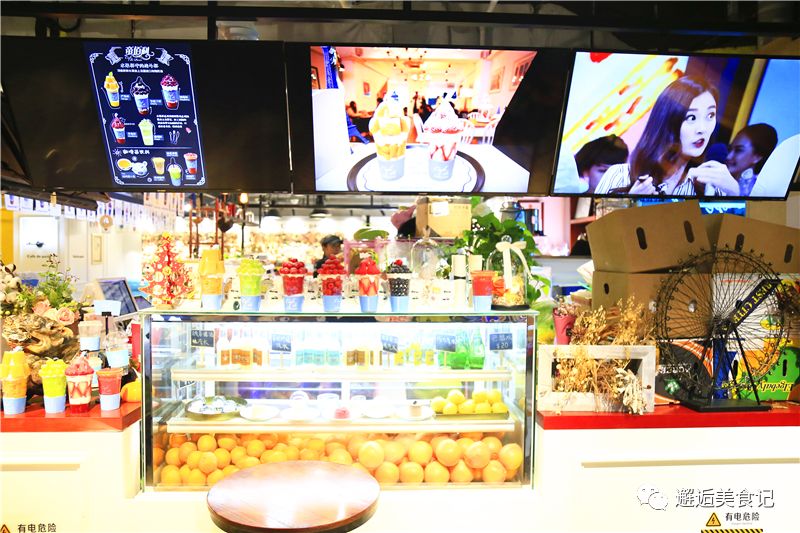 巨型水果杯,韩国街边水果杯