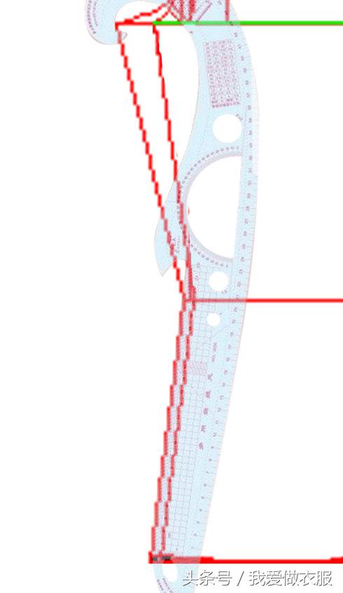 服装多用曲线尺子的使用方法,服装曲线尺