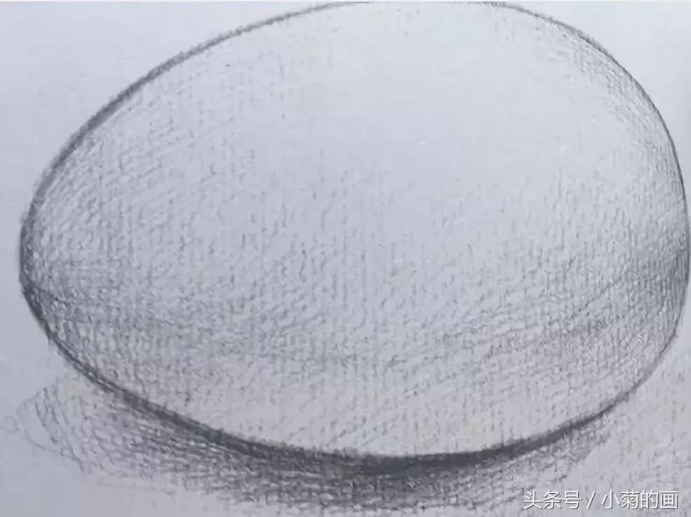 素描基础绘画鸡蛋教程,素描基础绘画几何