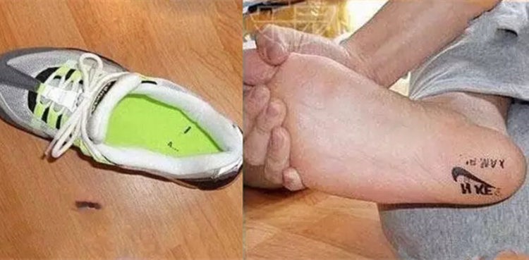 凉鞋掉色染脚会对身体有害吗,买的凉鞋掉色