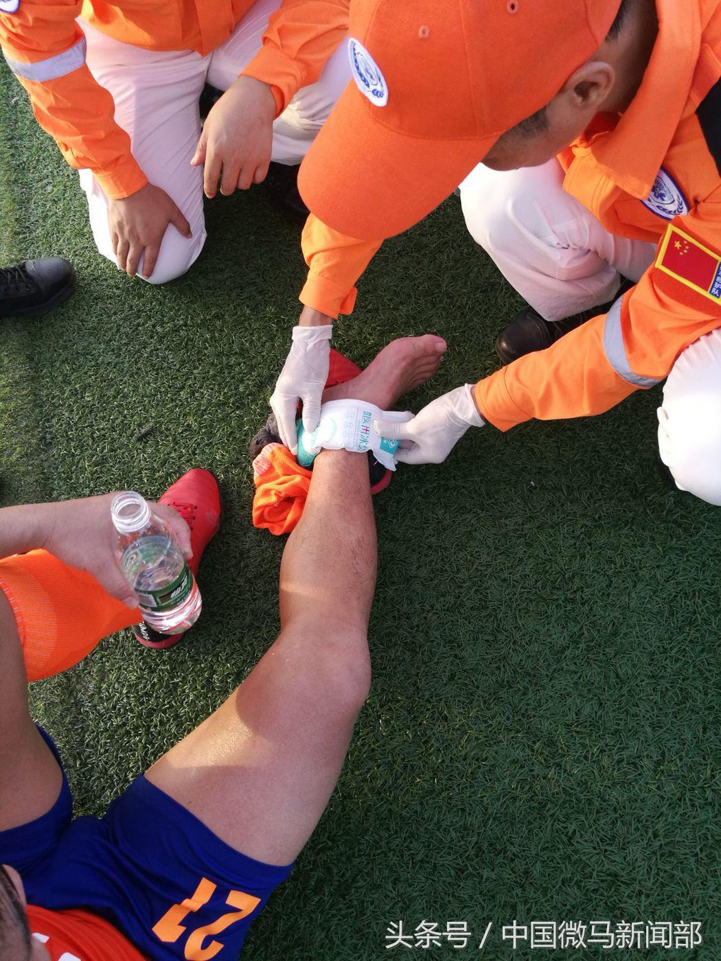 微马救护队“联建杯”足球赛第六个比赛日执勤纪实