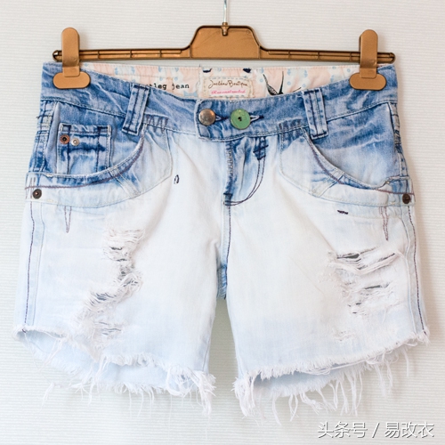 废旧的牛仔裤怎么改短裤,废弃牛仔裤如何变短裤