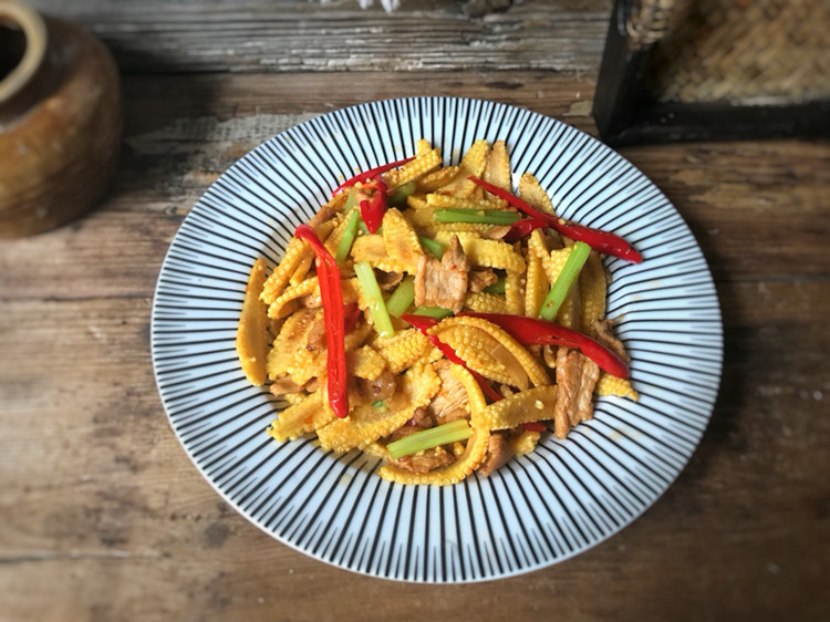 高端凉菜玉米笋教程,玉米笋粤菜小炒