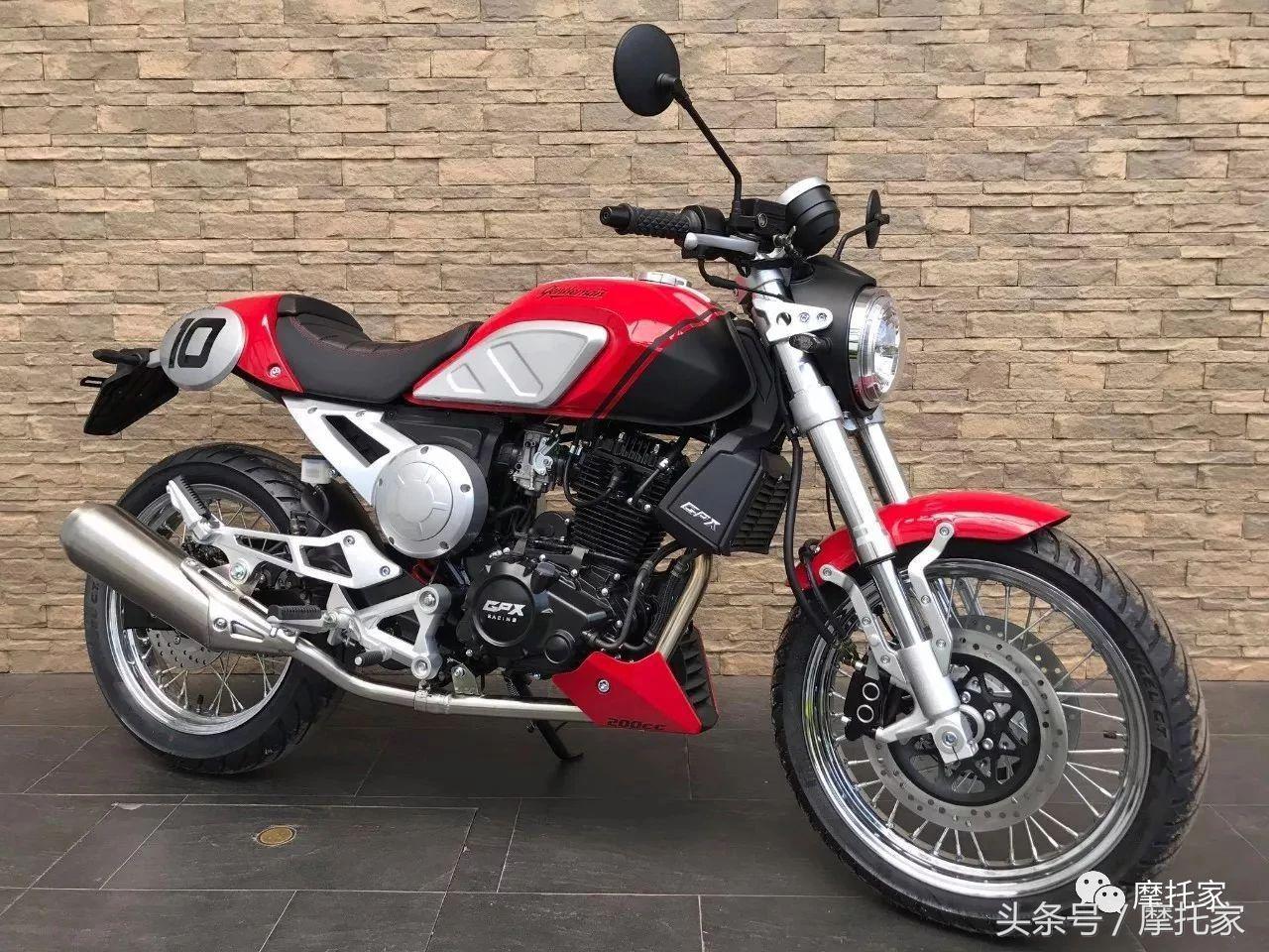 泰国gpx200复古,泰国小排量摩托车