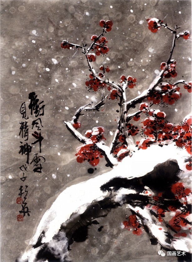 转画教学,中国画零基础入门画梅花