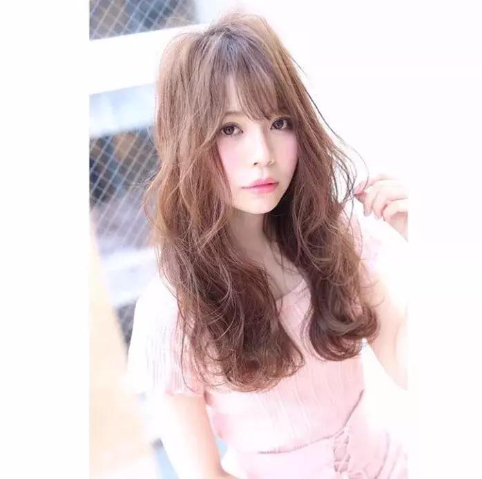 中长发烫发羊毛卷,中长发烫发