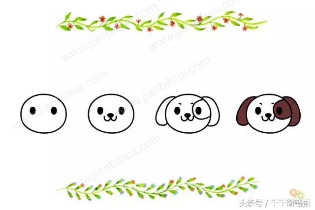 简笔画小动物头像,最简单的简笔画动物头像