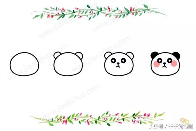 简笔画小动物头像,最简单的简笔画动物头像