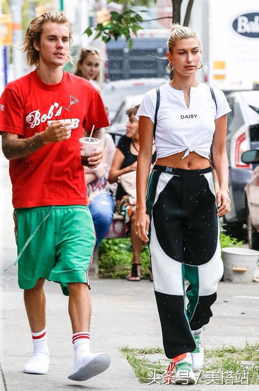 贾斯汀比伯和blackpink见面,贾斯汀比伯和海莉穿搭图片