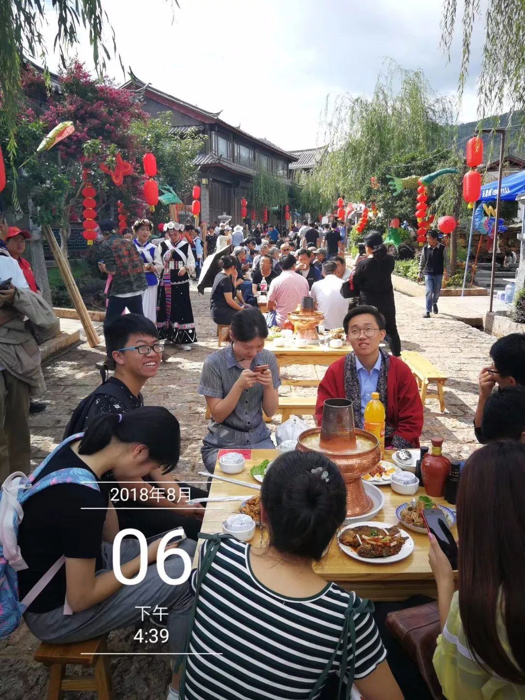 丽江东巴匠火把节,东巴古城文林火把节