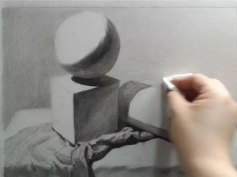 儿童素描6-9岁超级简单儿童素描,素描不会构图怎么办