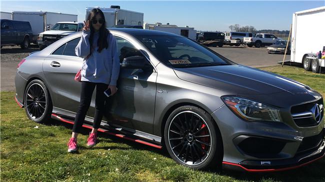 在美国不玩大排量肌肉车，车友将CLA45打造成直线加速利器！