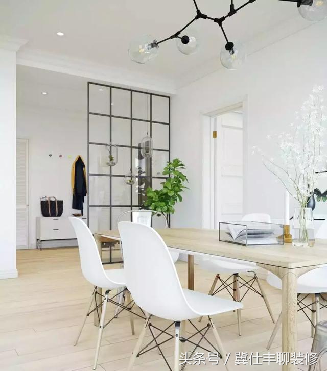 入户门正对餐厅和客厅装修效果图,入户门正对厨房如何解决