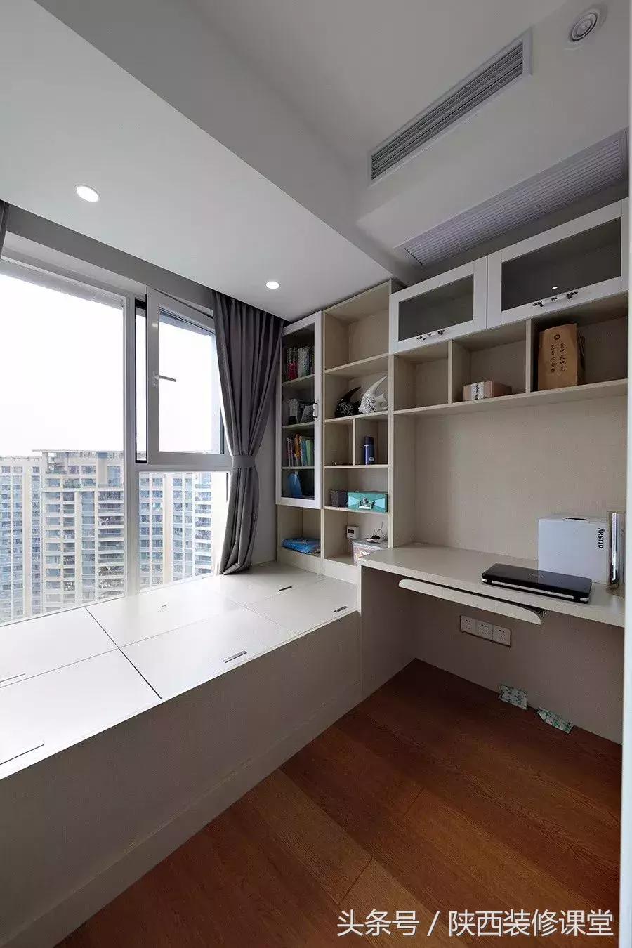 10平米卧室装修效果图榻榻米,大卧室榻榻米装修风格现代简约