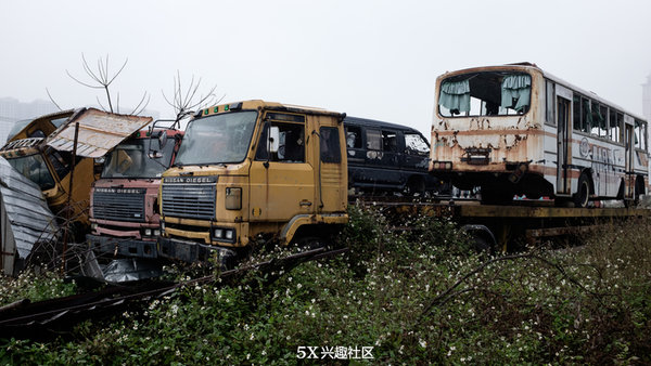 中国70年代日本卡车,90年代广东卡车