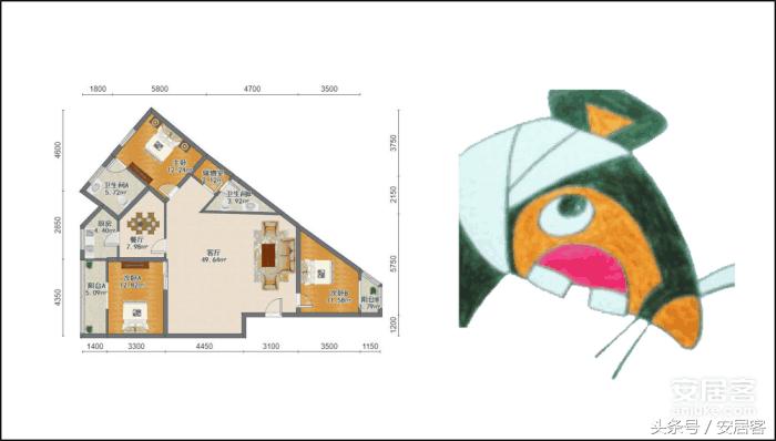这是我见过全网最奇葩户型,最奇葩的户型解说