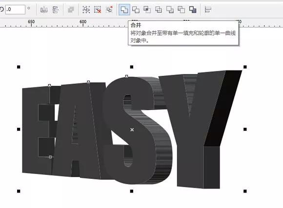 coreldraw做艺术立体字慢教程,coreldraw立体字的制作