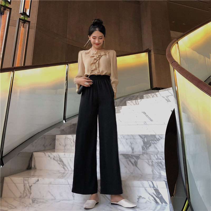 ifashion雪纺长裙,高级感条纹衬衫女装气质收腰显瘦