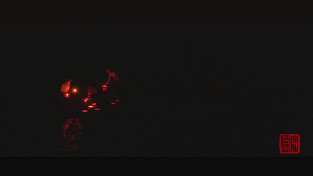 独特民俗黄河灯,岔峪放河灯的传说