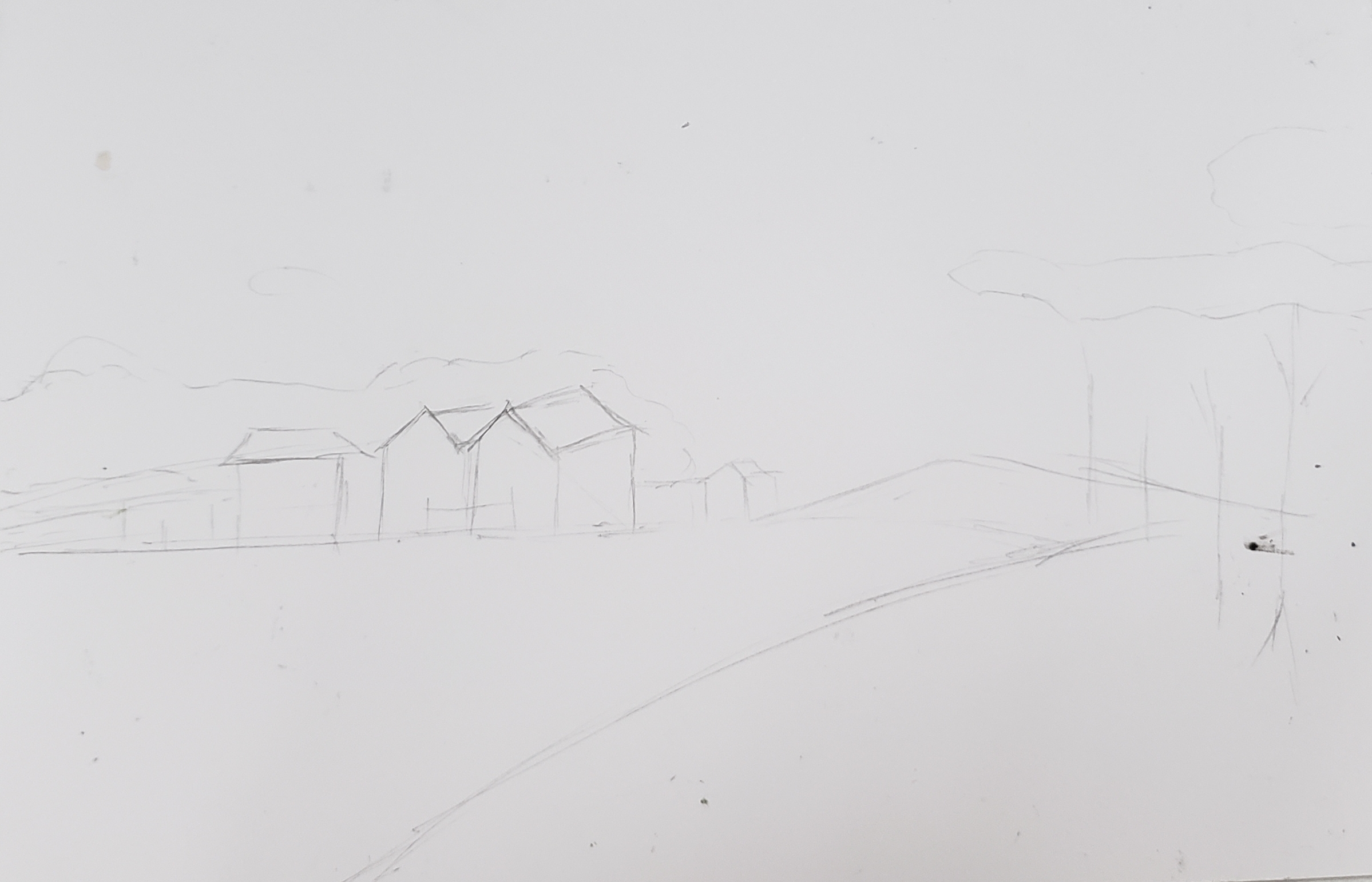 Day9油画棒教程—《塞纳河边的村庄》