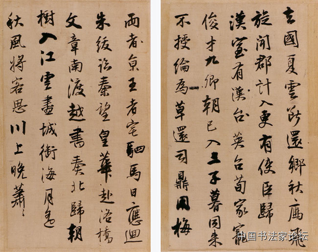 欣赏王铎十件作品,王铎最古拙作品