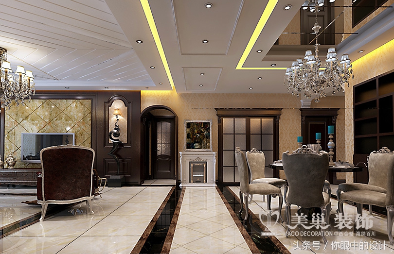 蓝堡湾103平方装修效果图,蓝堡湾四室二厅二卫简约装修