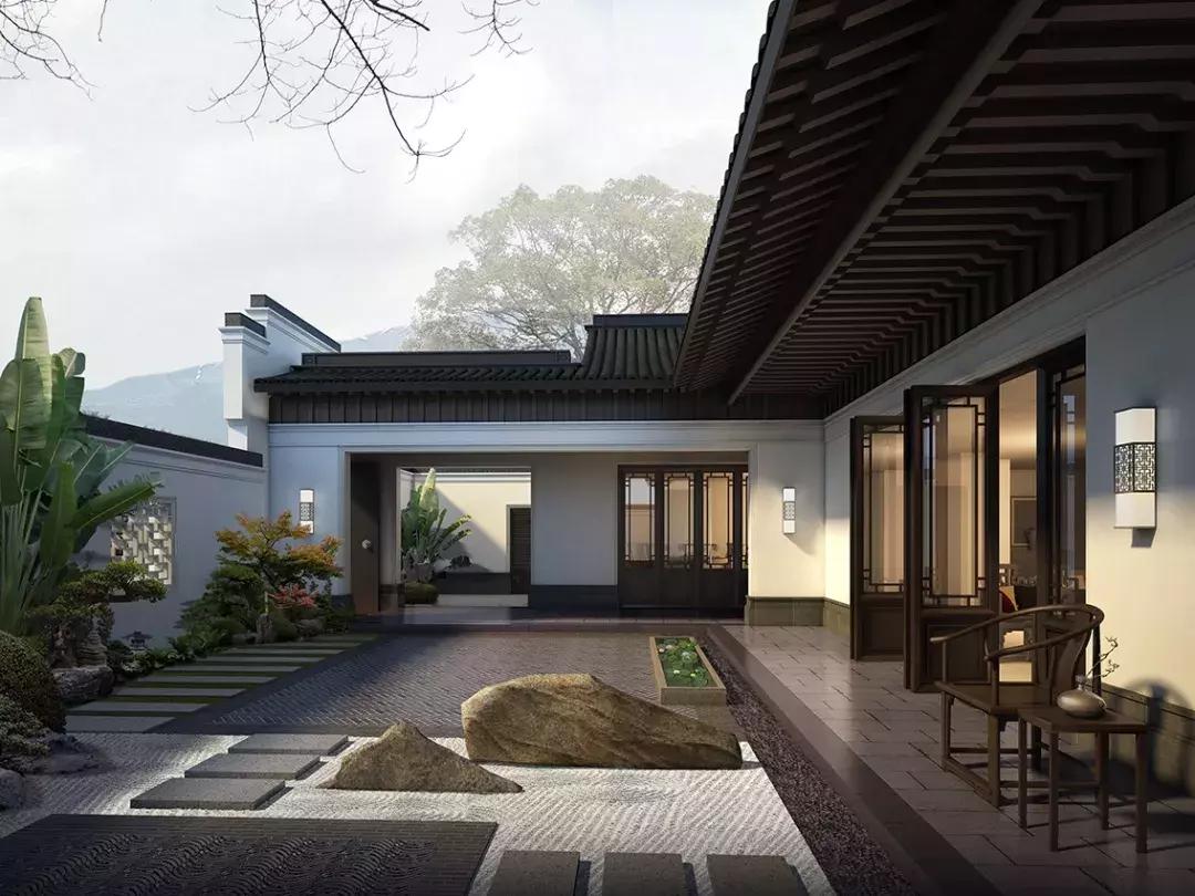 安吉桃花源别墅绿城,安吉绿城桃花源中式合院