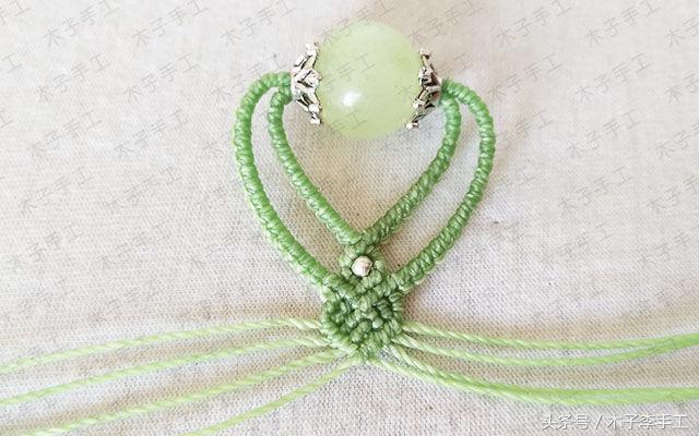 素圈米奇项链编织教程,项链编织教程慢动作