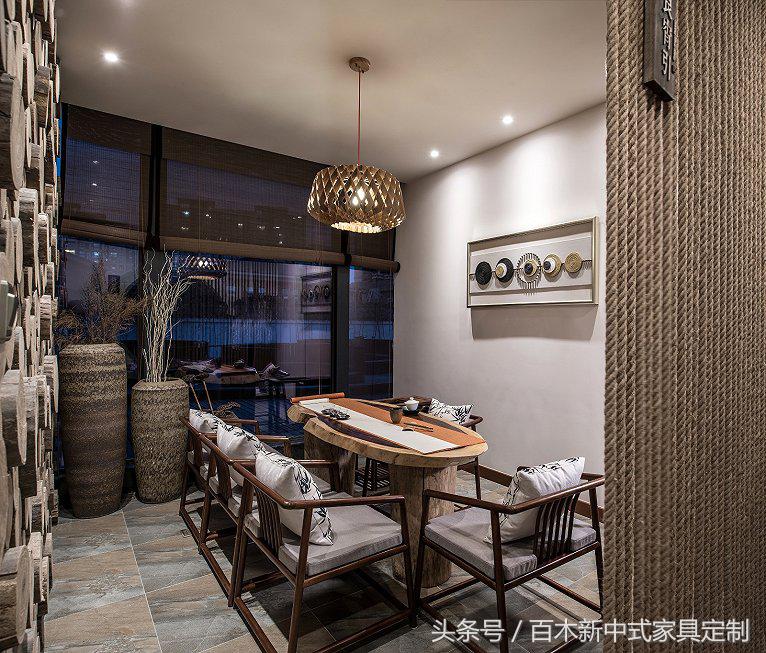 清雅茶室设计效果图,清雅的空间设计