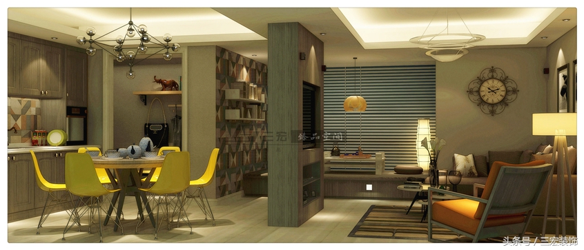 三房两厅两卫现代简约风格,三房一厅简约温馨装修