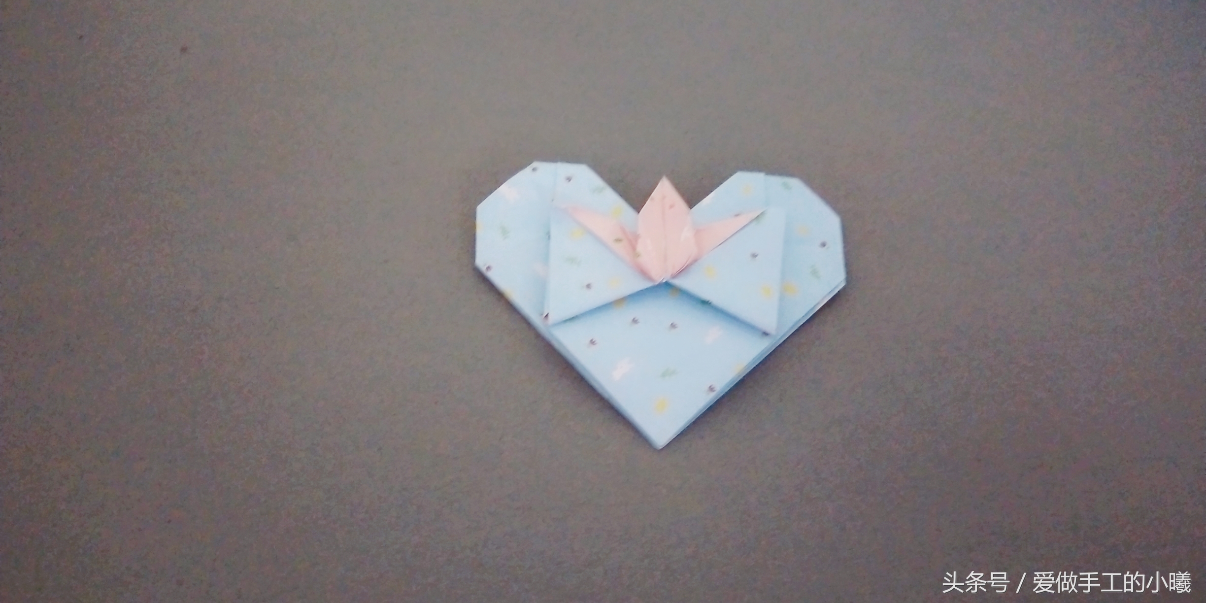 爱心千纸鹤折纸详解,100块爱心千纸鹤