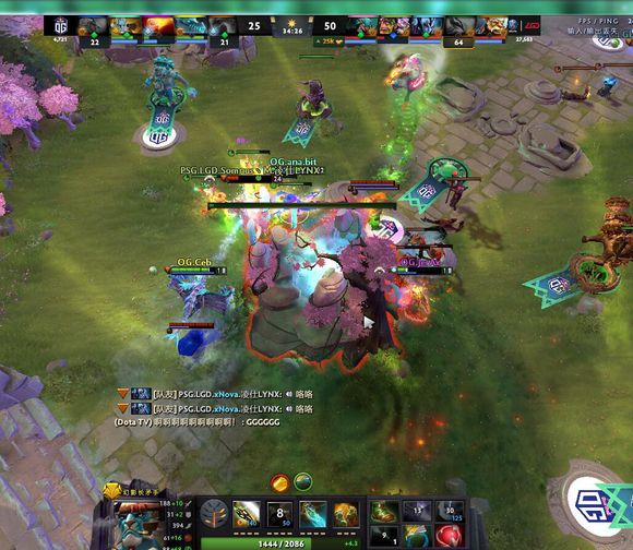 ti8总决赛lgd2比1og,ti8揭幕战大爹五转一助og战平lgd