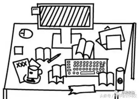 去看了看会计人的办公桌,吓了我一跳……