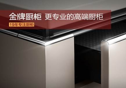 金牌橱柜桔家系列,金牌厨柜铝木门